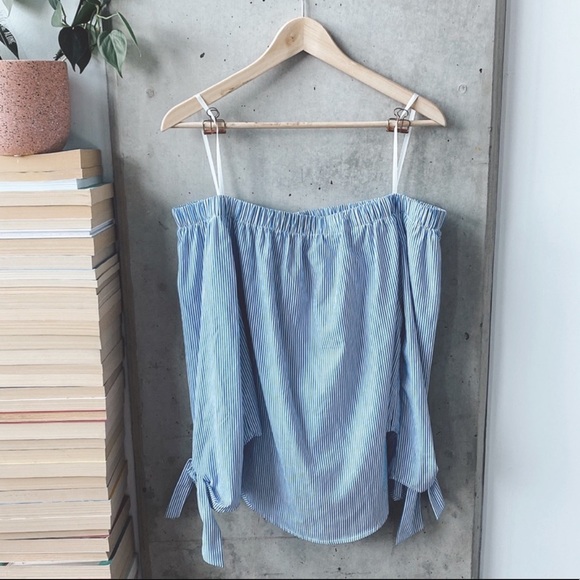 Bleuh Ciel Off The Shoulder Top - Picture 1 of 5